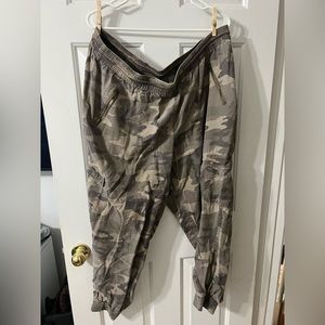 Lane Bryant Cargo Joggers-Camouflage